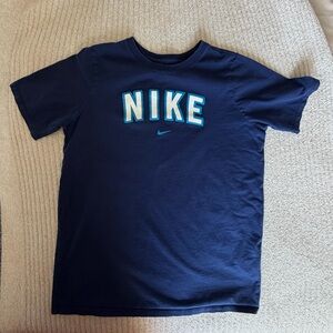 Nike Kids Dark Blue Graphic Tee